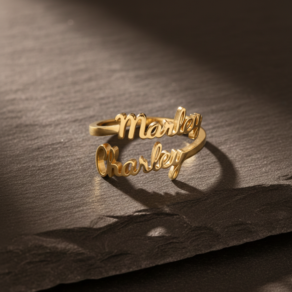 Aurelya – Customized Name Ring (50% Off)