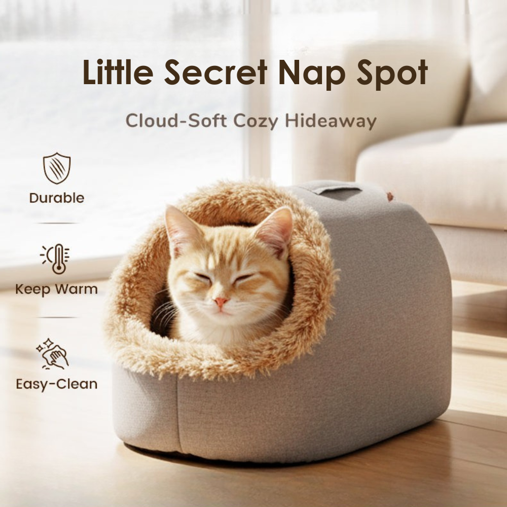 Cavina – Insulated Cave Bed for Small Pets