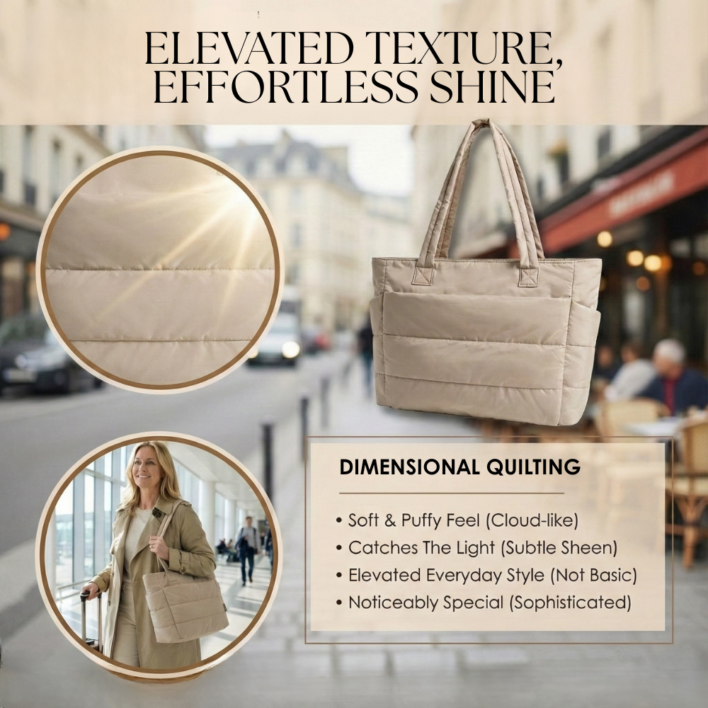 Carrella - Quilted Cloud Bag