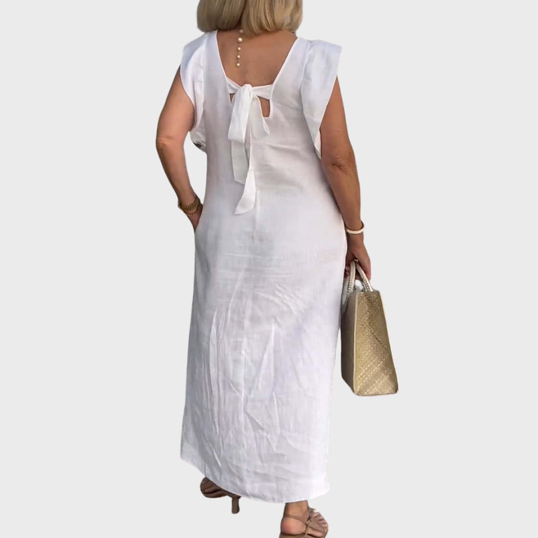 Alexis | Women's Sleeveless Pocket Maxi Casual Dress