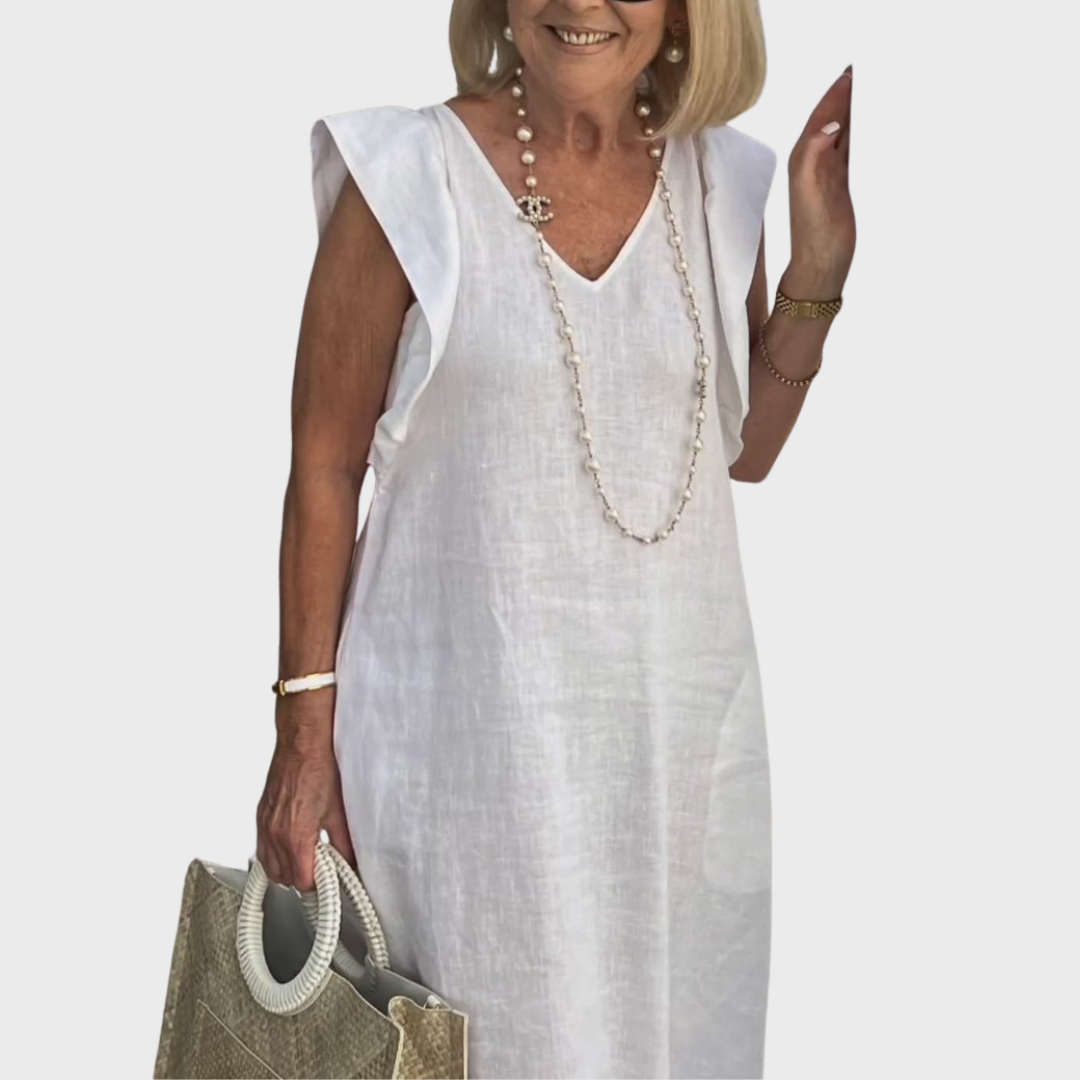 Alexis | Women's Sleeveless Pocket Maxi Casual Dress