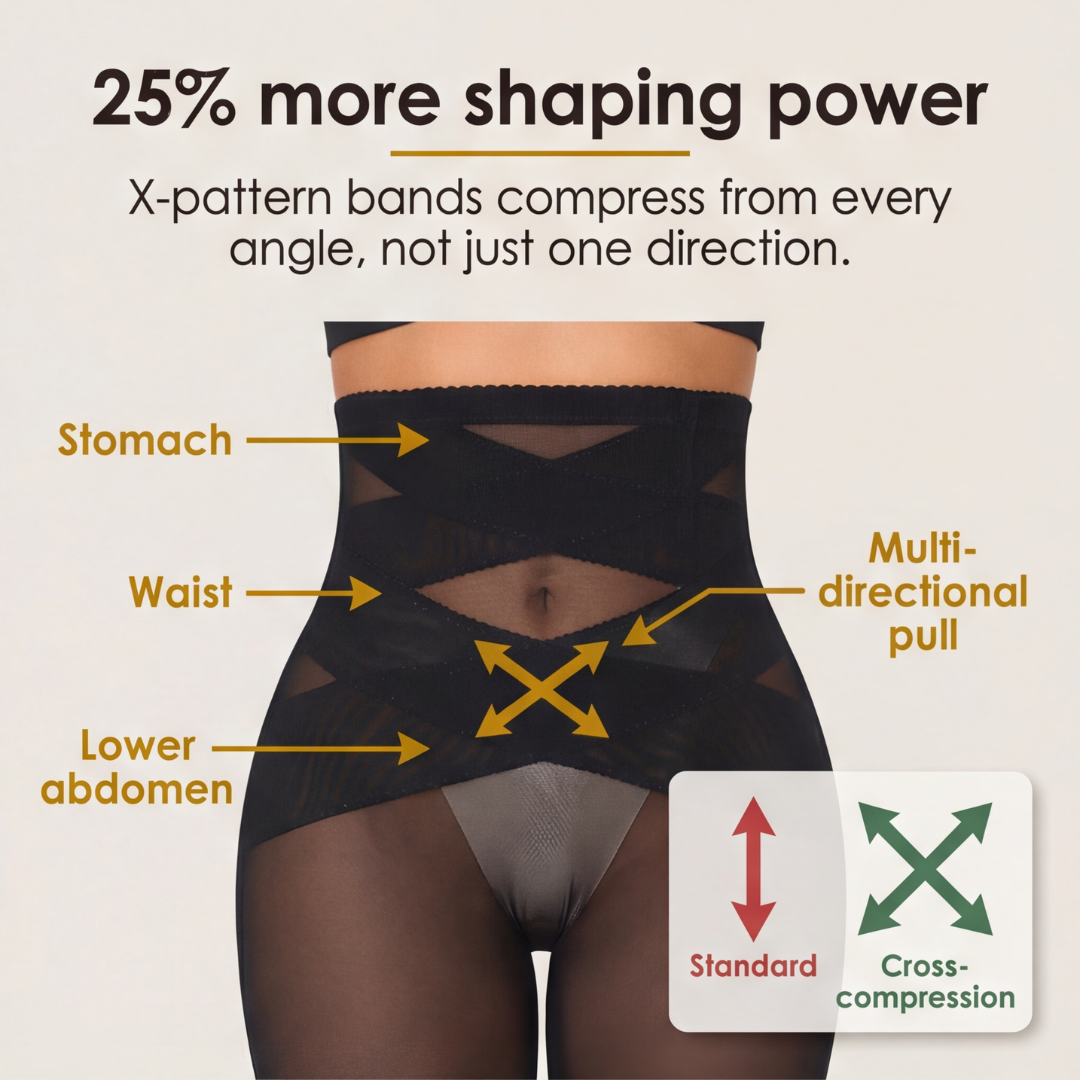Lovushape – Cross Compression High Waisted Shapewear