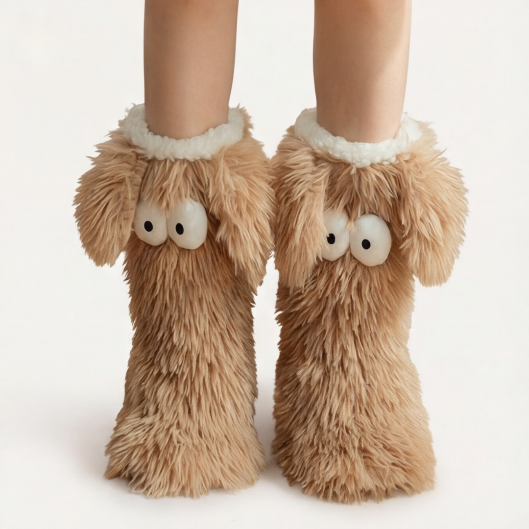 Fuzzlo – Fluffy Monster Home Socks
