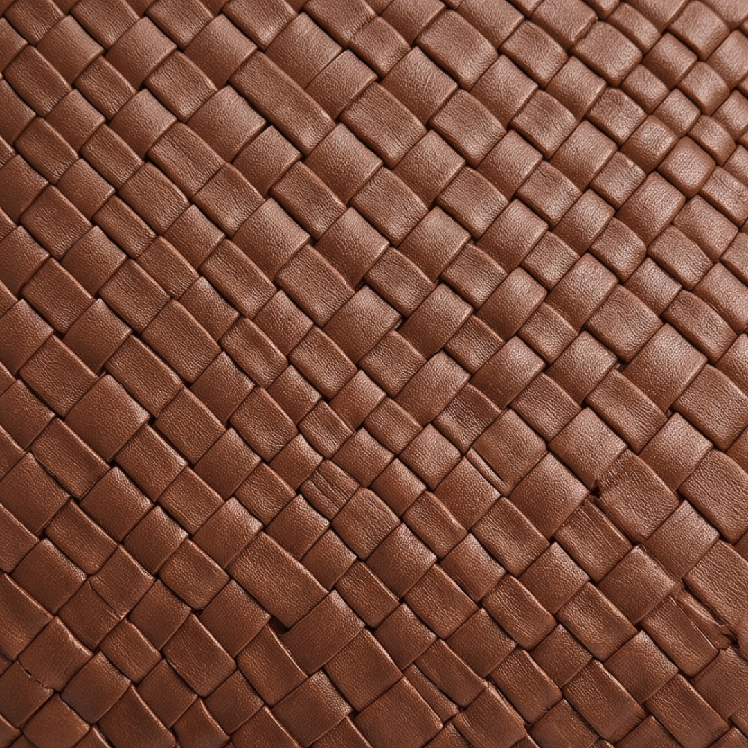 Ardenna – Woven Faux Leather Tote