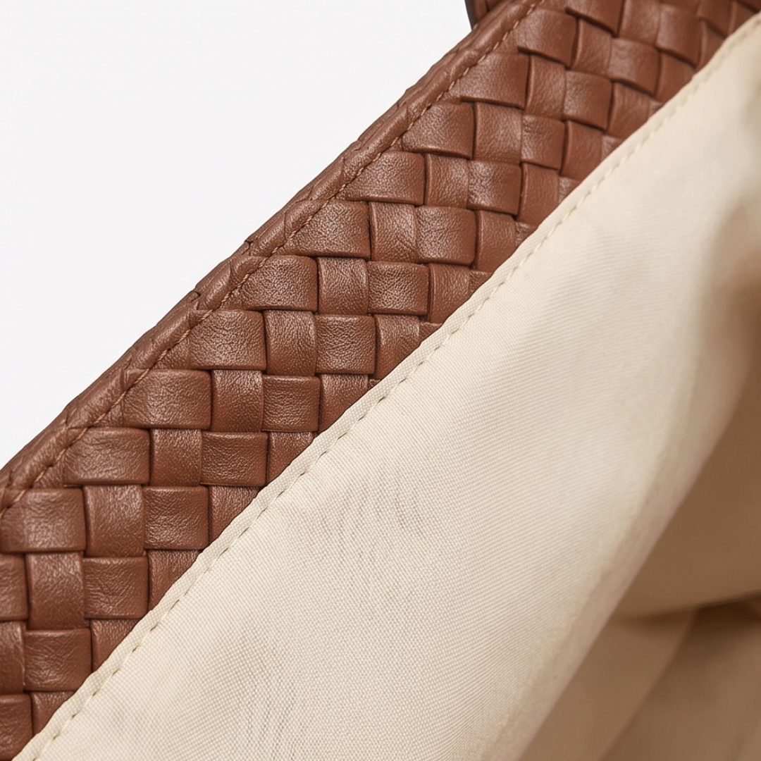 Ardenna – Woven Faux Leather Tote
