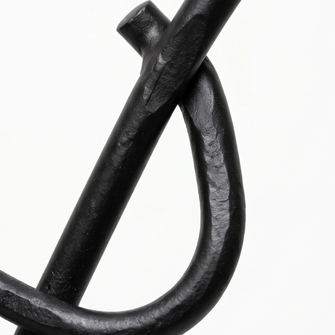 Ironley – Hand-Forged Iron Fisherman Garden Bracket