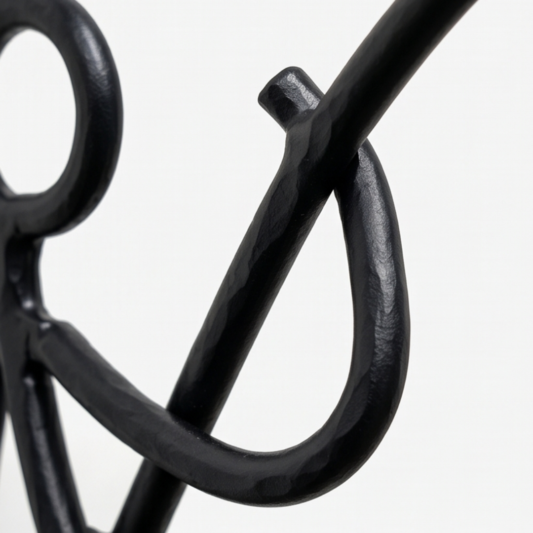 Ironley – Hand-Forged Iron Fisherman Garden Bracket