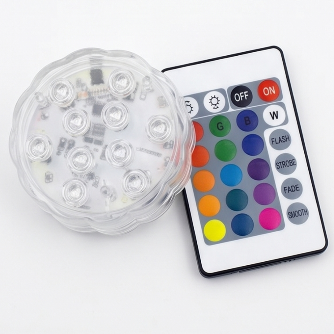 LumaGlow – Submersible Pool Light with Remote