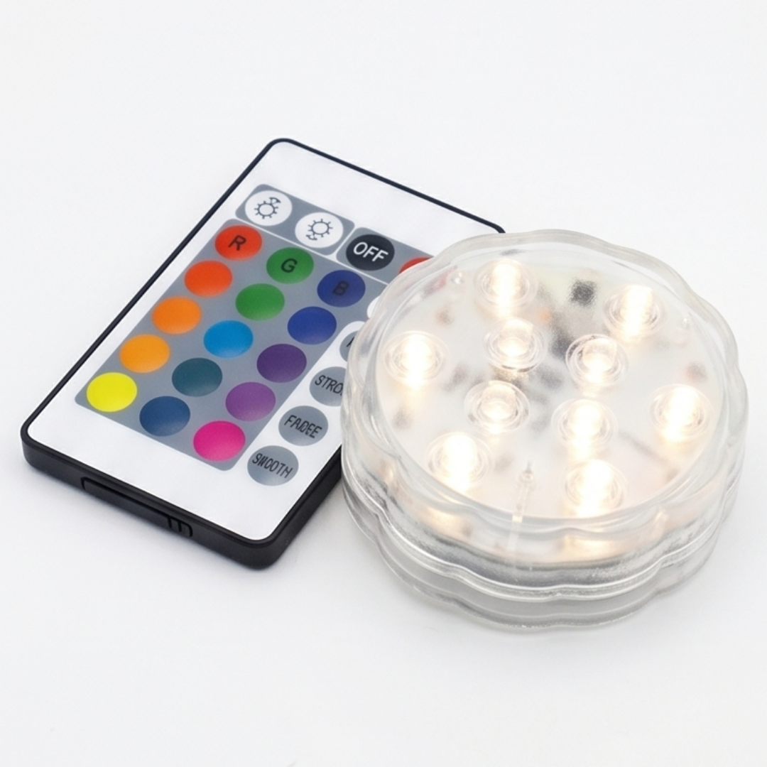 LumaGlow – Submersible Pool Light with Remote