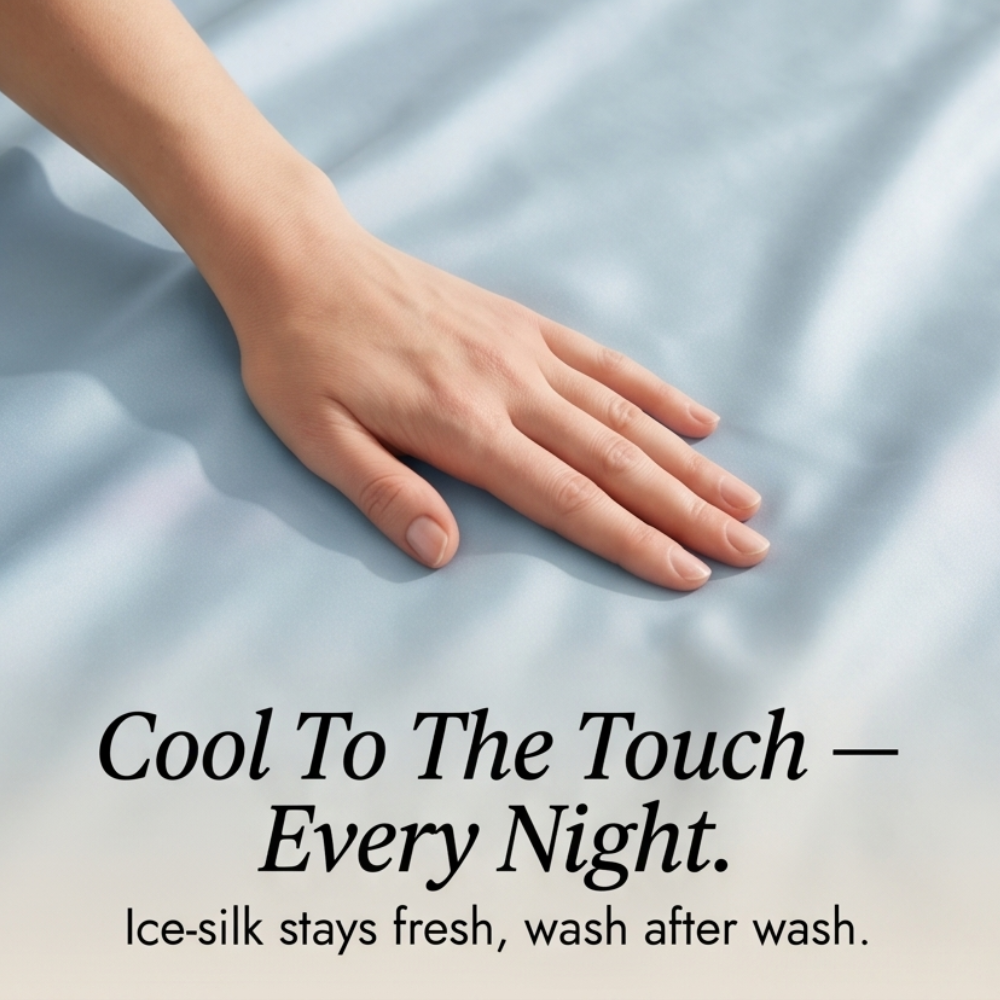 DreamCool – Cooling Ice-Silk 4-Piece Bedding Set