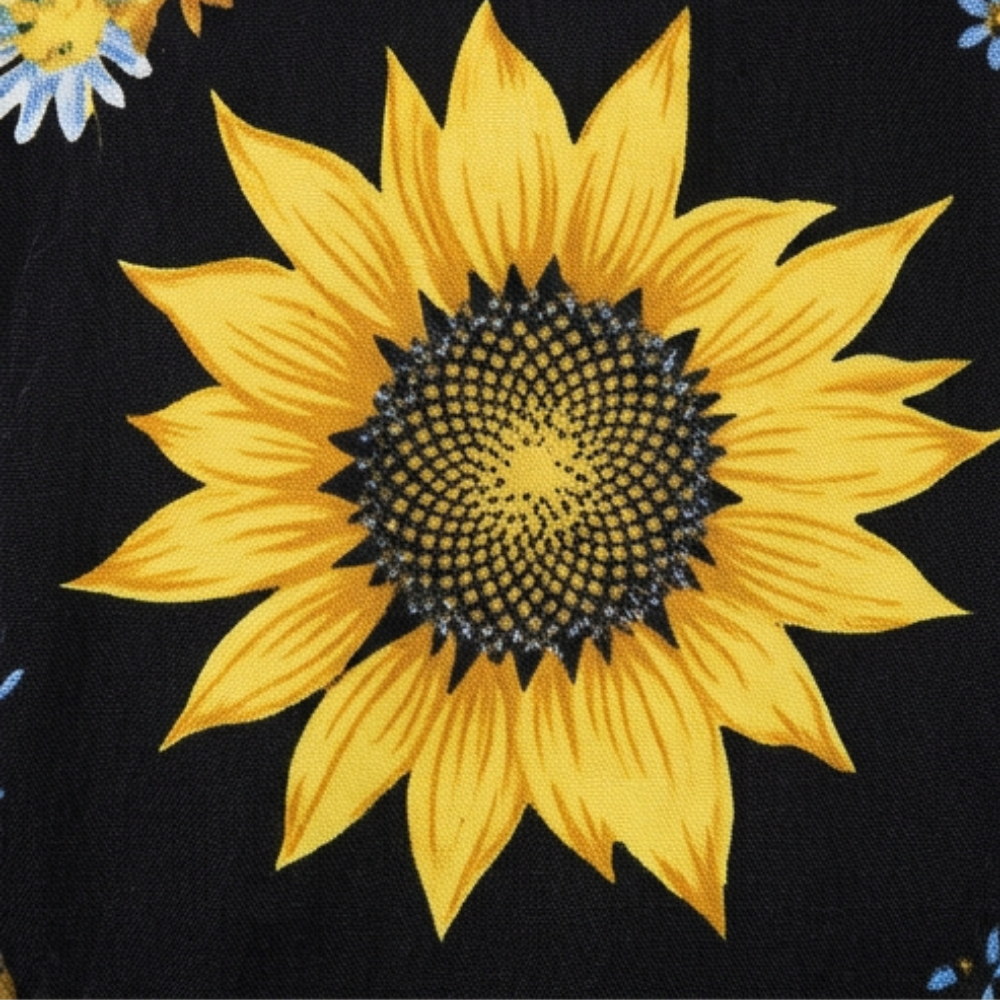 Florenza – Women's Sunflower Corset Midi Dress