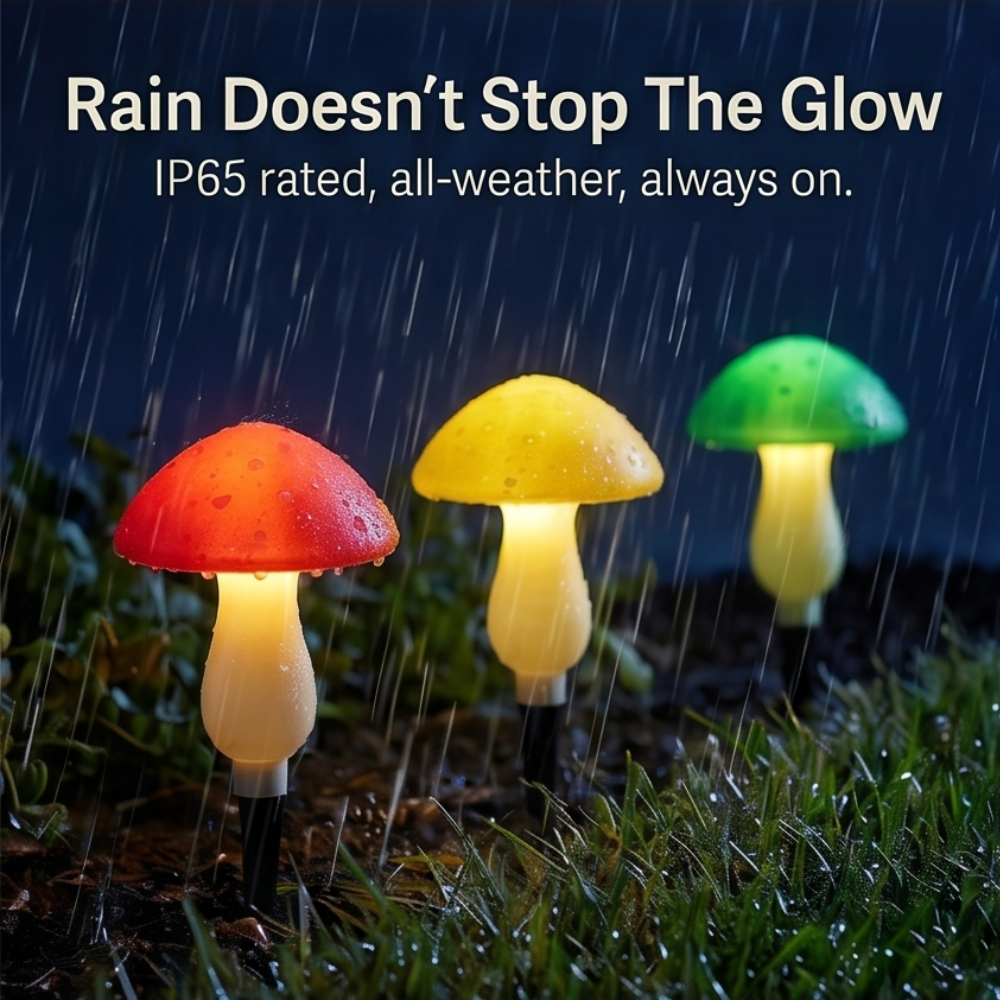 Glowvara – Solar Mushroom Lights for Garden Paths
