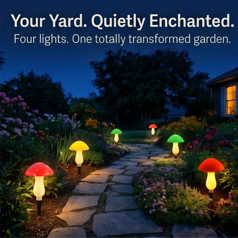 Glowvara – Solar Mushroom Lights for Garden Paths