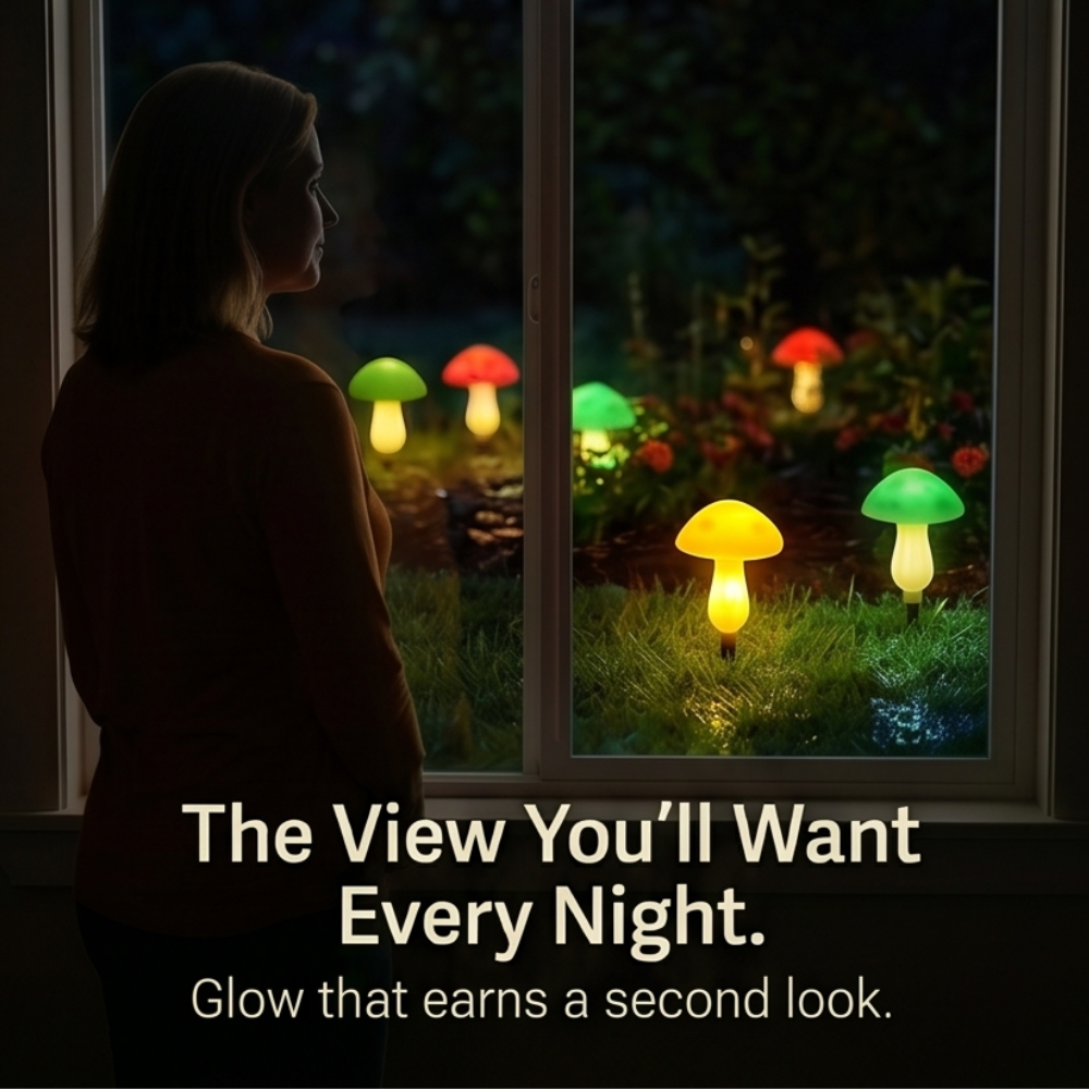 Glowvara – Solar Mushroom Lights for Garden Paths