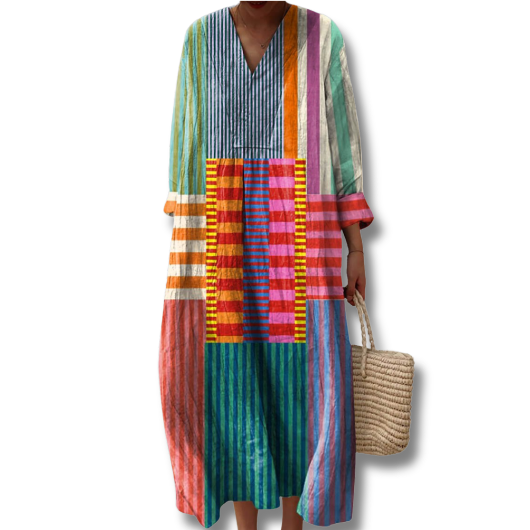 Emily | Geometric comfort dress