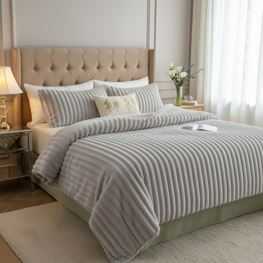 Anori - Rabbit Plush Velour Duvet