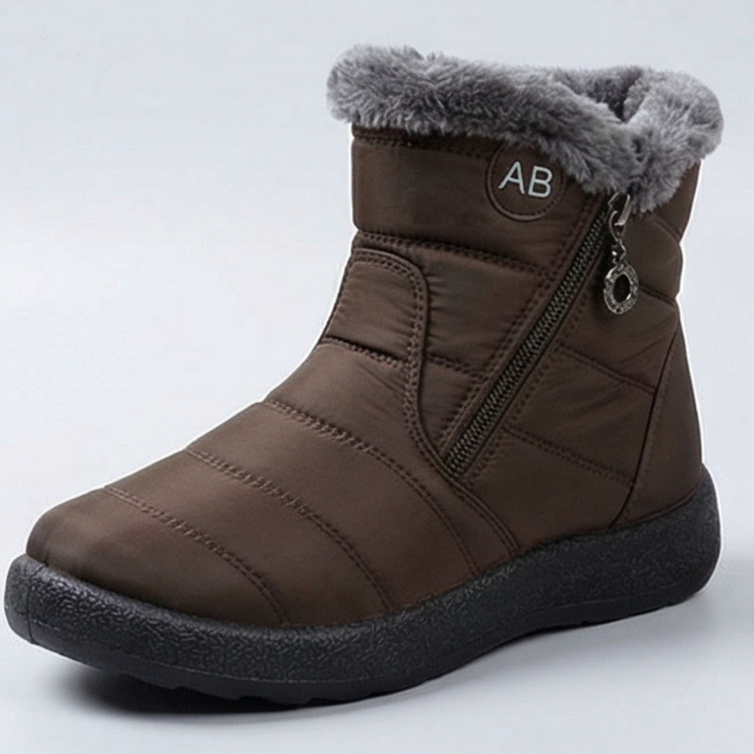 Frostiva - Fur Lined Winter Ankle Boots