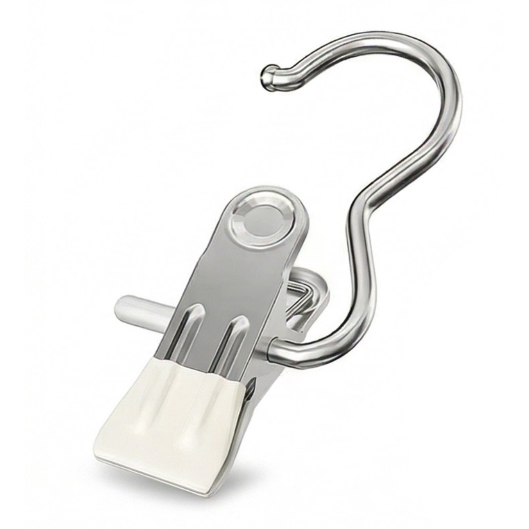 Clipvault – Stainless Steel Closet Clip Hooks (20 Pack)
