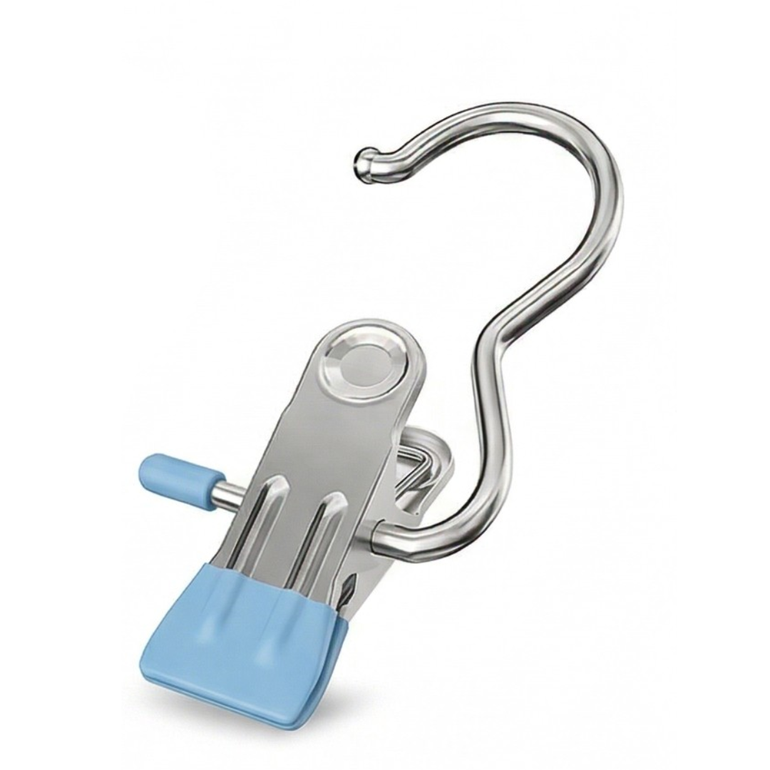 Clipvault – Stainless Steel Closet Clip Hooks (20 Pack)