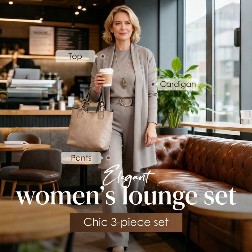 Elysette – Women’s 3-Piece Coordinated Lounge Set
