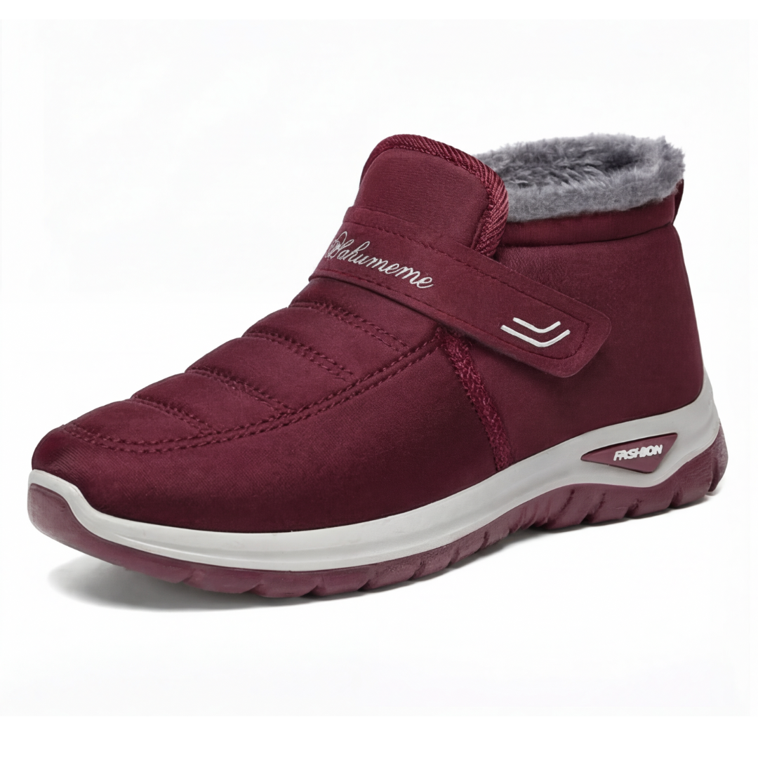 Cozara - Fur Lined Slip On Winter Boots