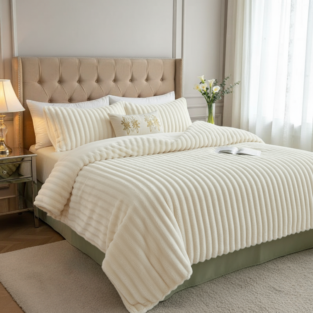 Anori - Rabbit Plush Velour Duvet