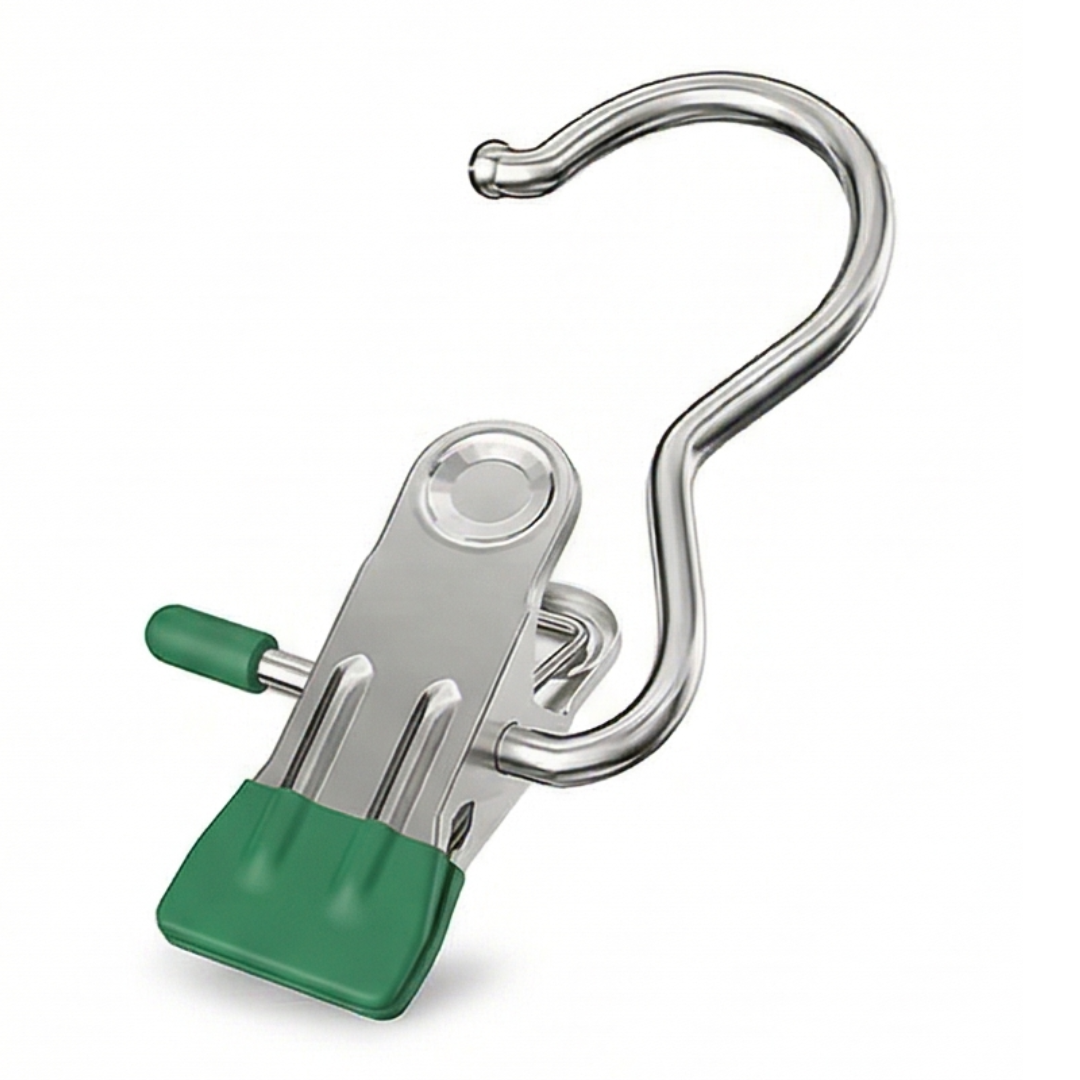 Clipvault – Stainless Steel Closet Clip Hooks (20 Pack)