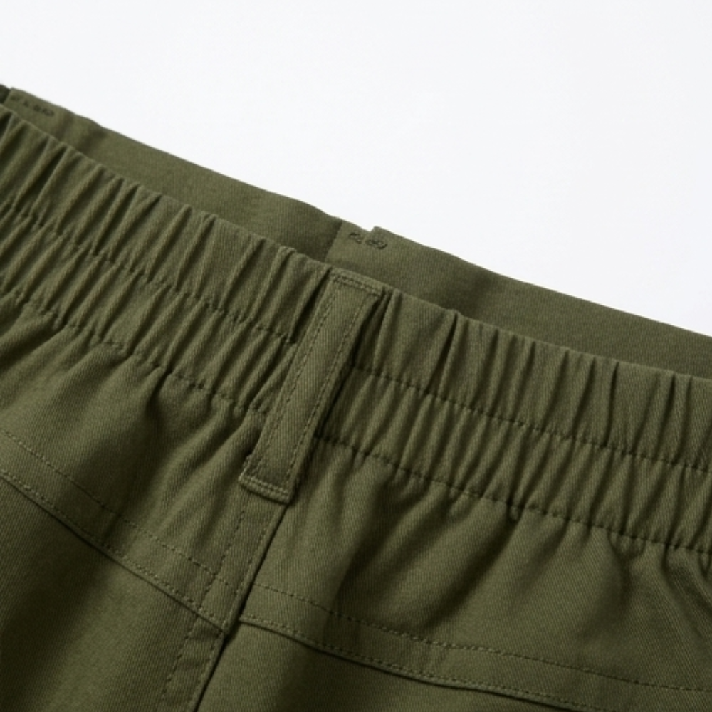 Curvella – Women's High-Waisted Stretch Cargo Shorts