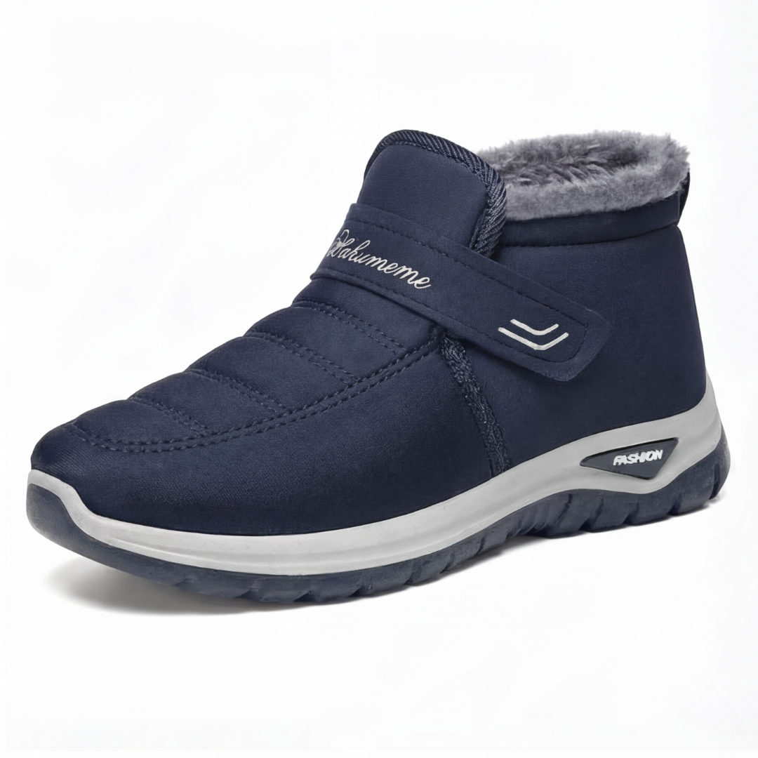 Cozara - Fur Lined Slip On Winter Boots
