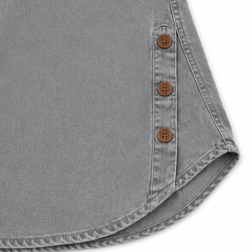 Avelyn – Henley Tunic Top with Side Buttons for Women