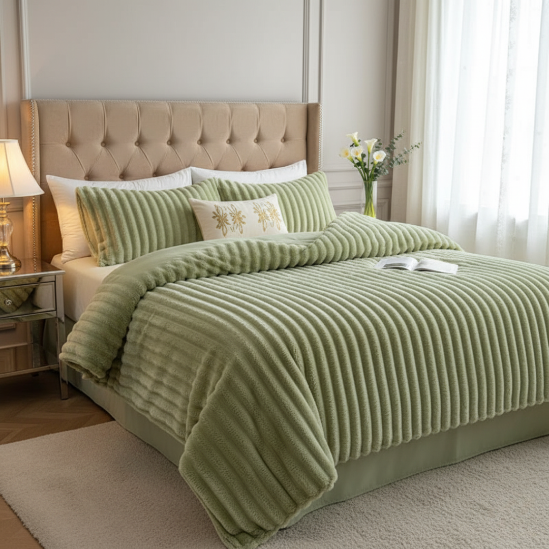 Anori - Rabbit Plush Velour Duvet