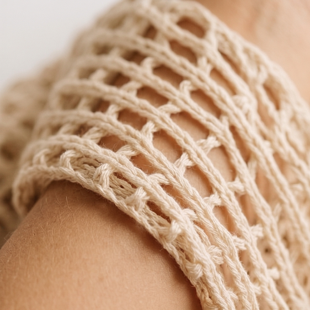 Aerela – Breezy Open Weave Knit Top