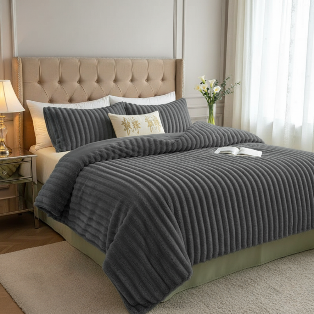 Anori - Rabbit Plush Velour Duvet
