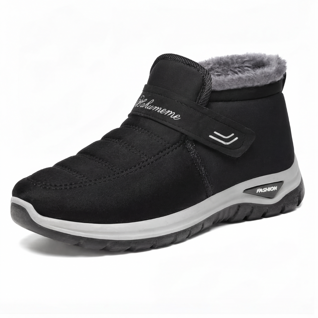 Cozara - Fur Lined Slip On Winter Boots