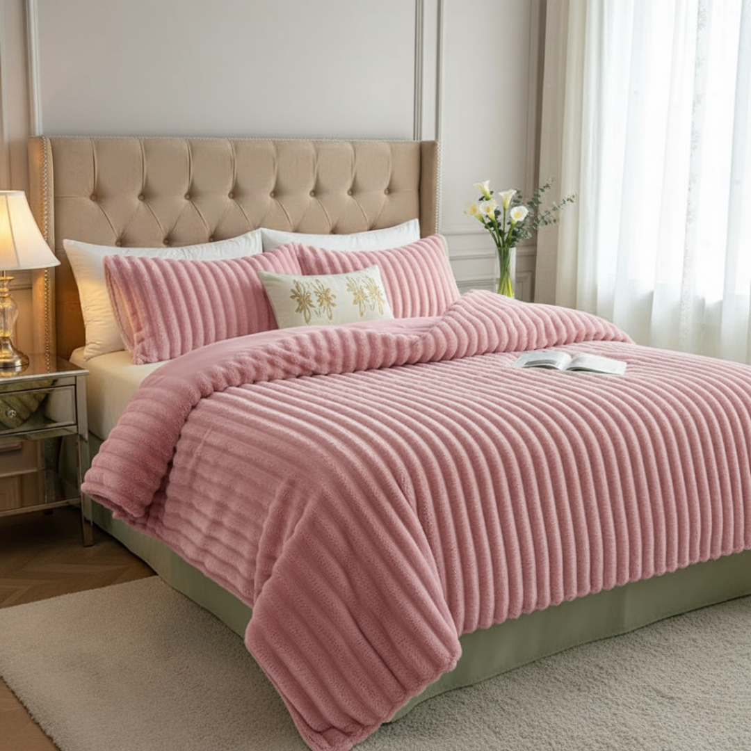 Anori - Rabbit Plush Velour Duvet