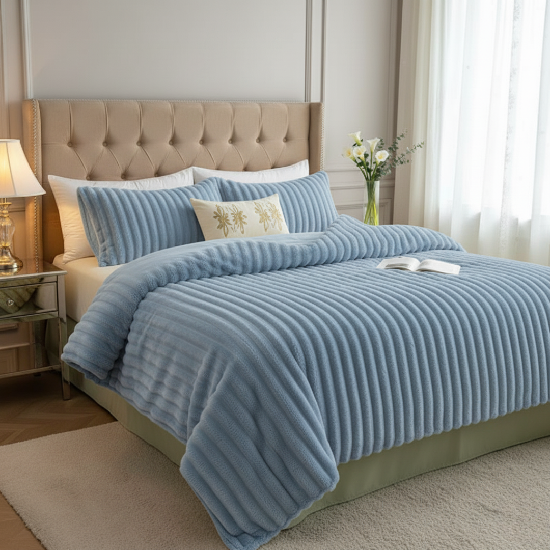 Anori - Rabbit Plush Velour Duvet