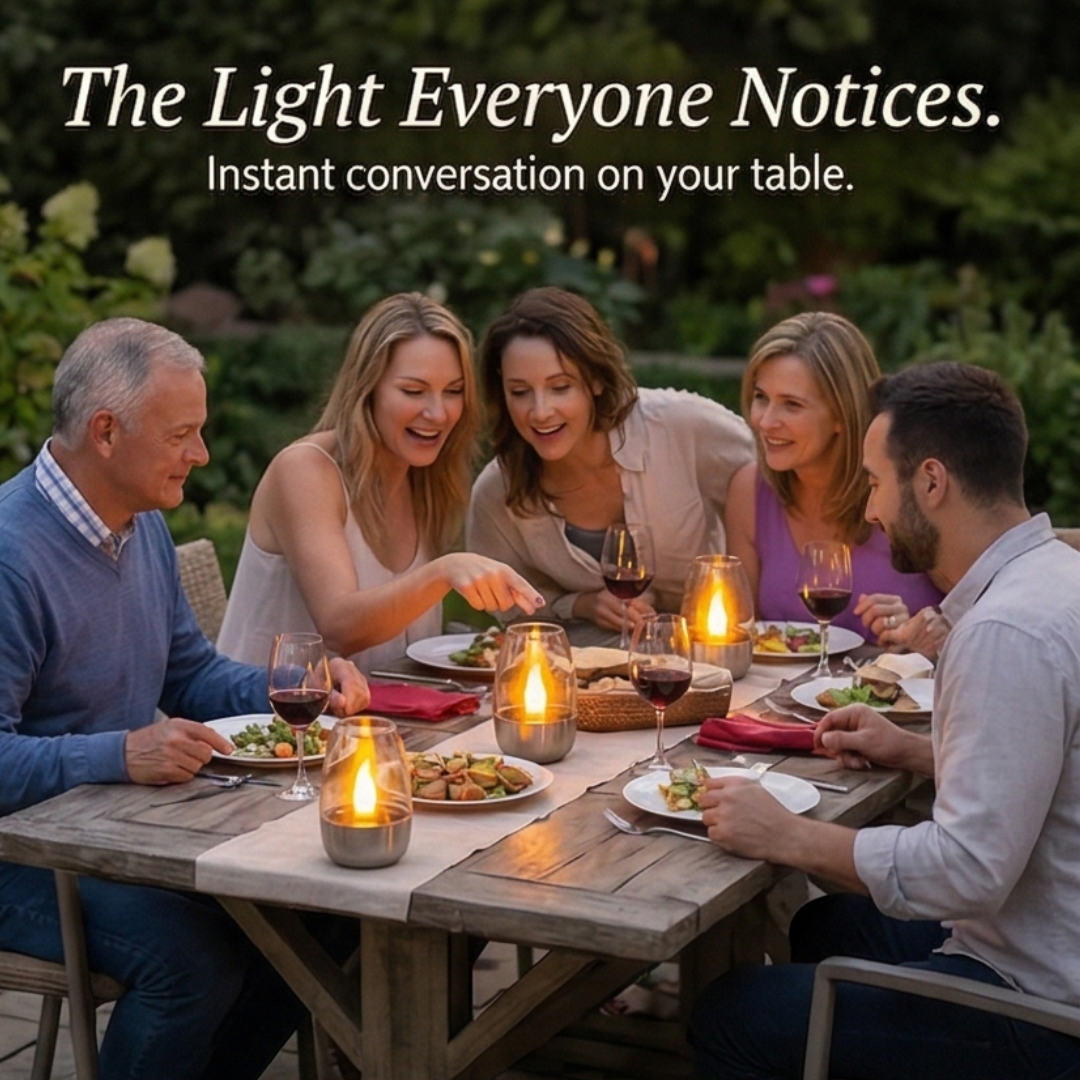Lumivara – Solar Flickering Candle Light for Outdoor Evenings