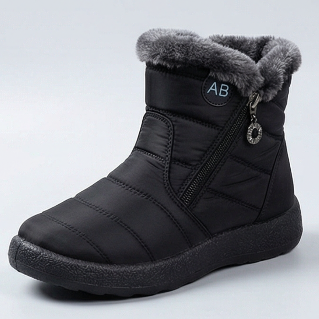 Frostiva - Fur Lined Winter Ankle Boots