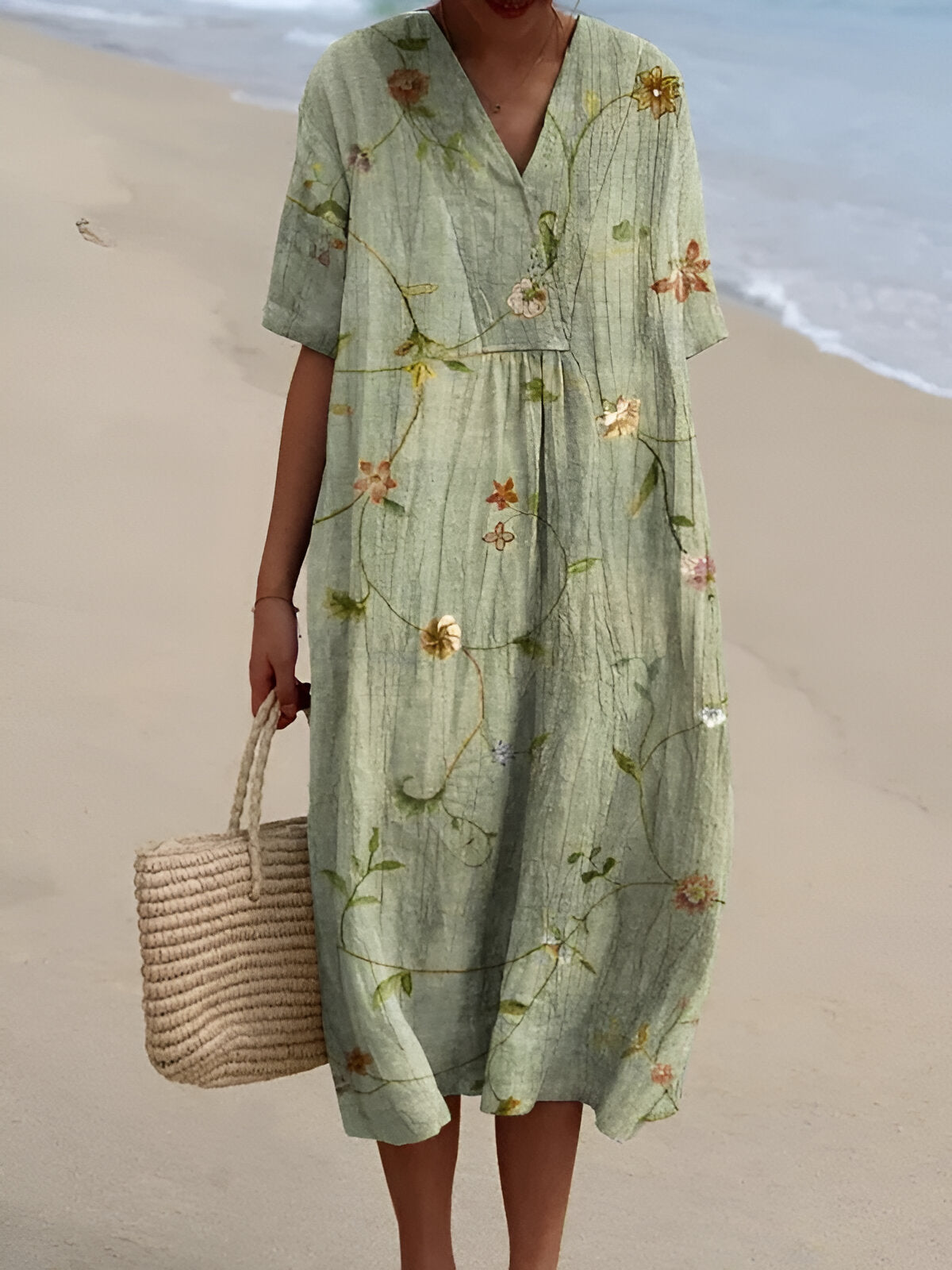Lillian™ | Summer Breeze Printed Dress