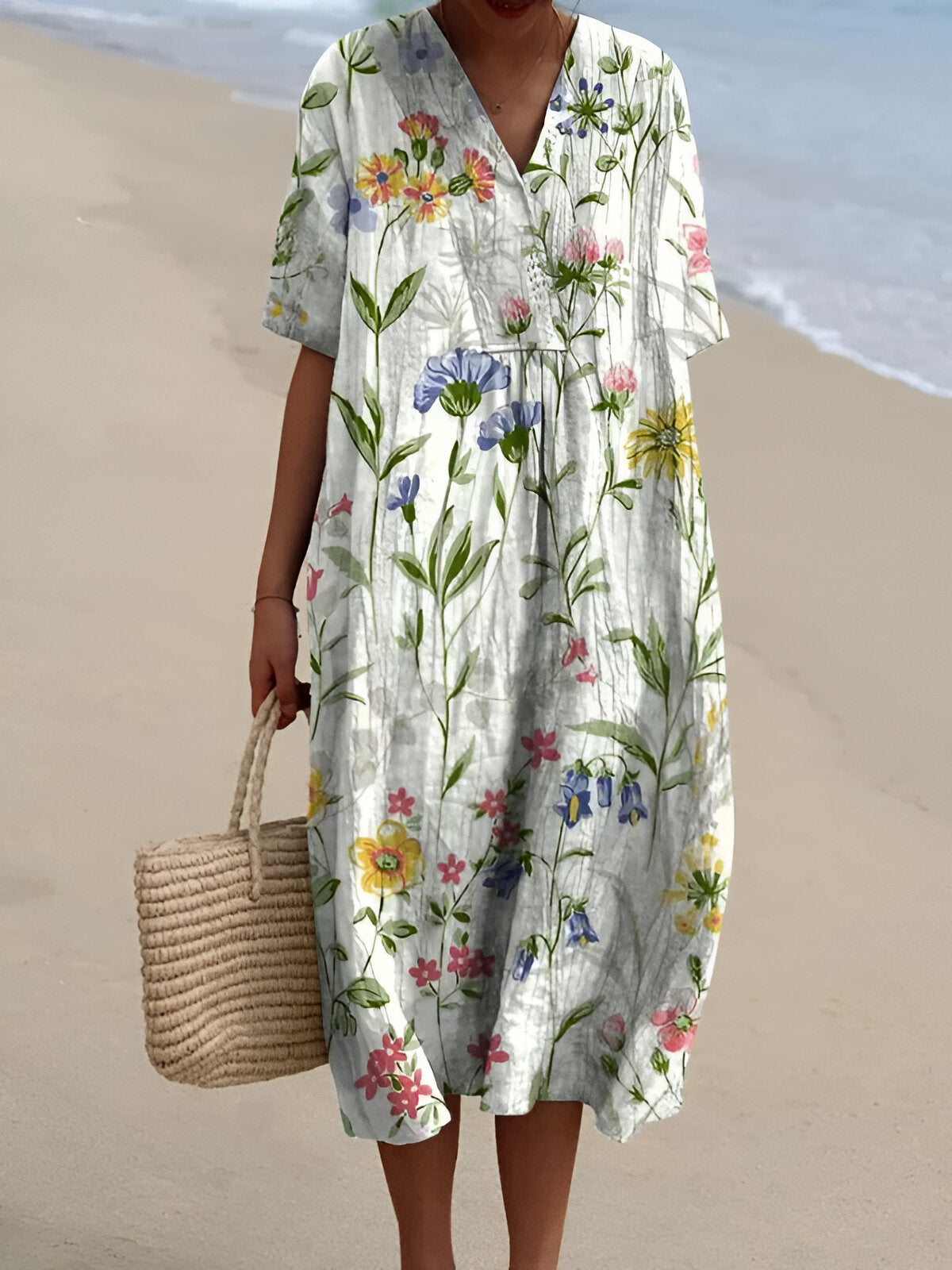 Charmante™ | Printed Summer Breeze Dress