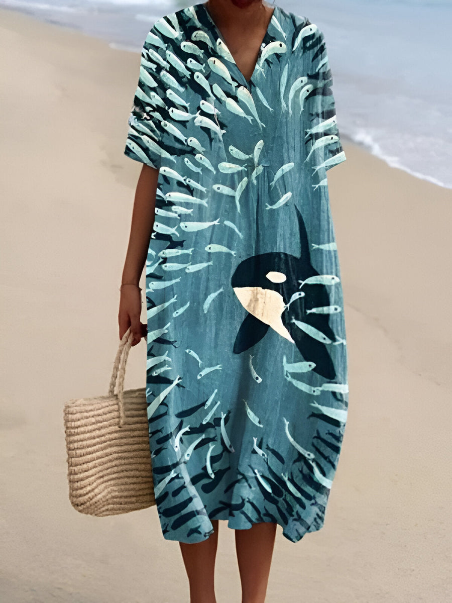 Beau™ | Summer Breeze Printed Dress