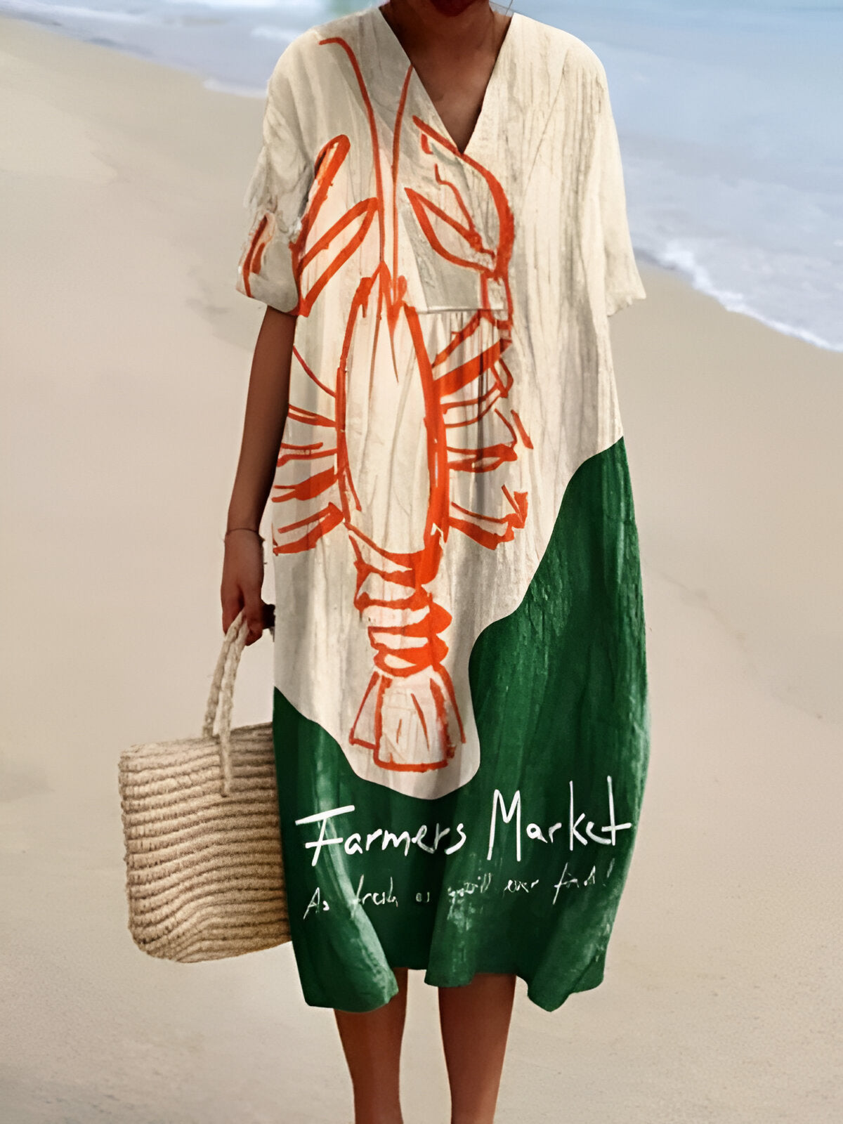Friya™ | Summer Breeze Printed Dress