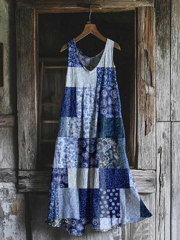 Vintage Patchwork Dress