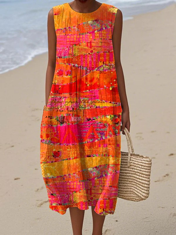 Diane - Sunset Midi Dress