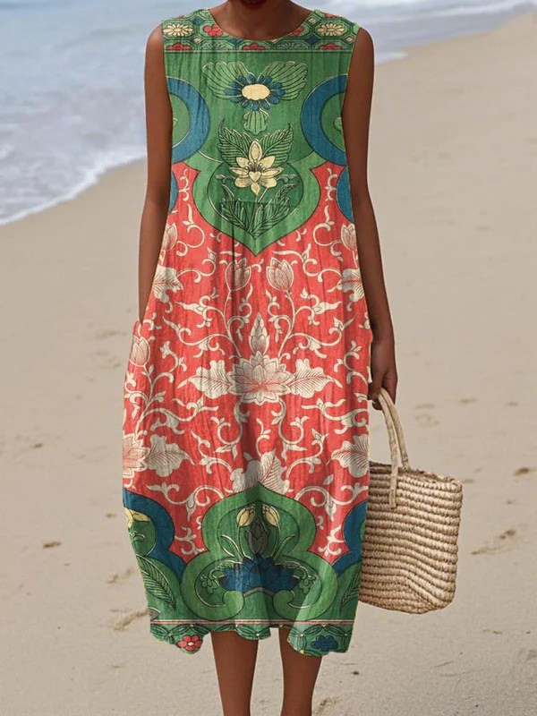 Cynthia - Bohemian Midi Dress