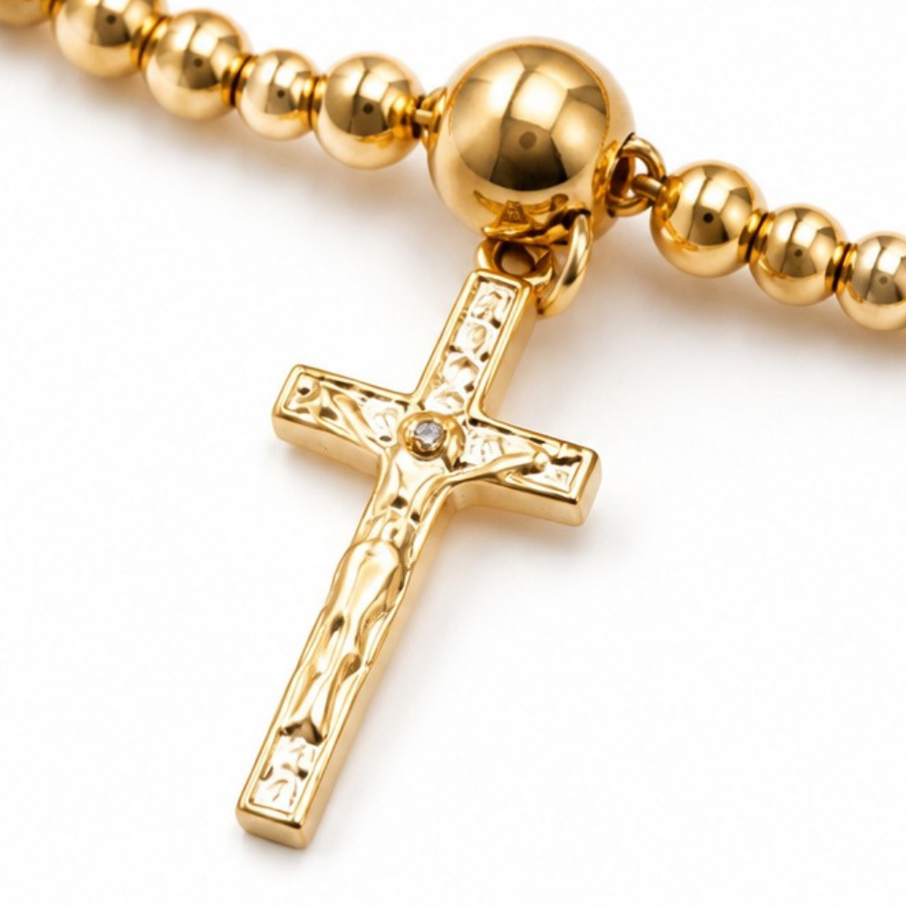 Belluna – Double Wrap Rosary Bracelet