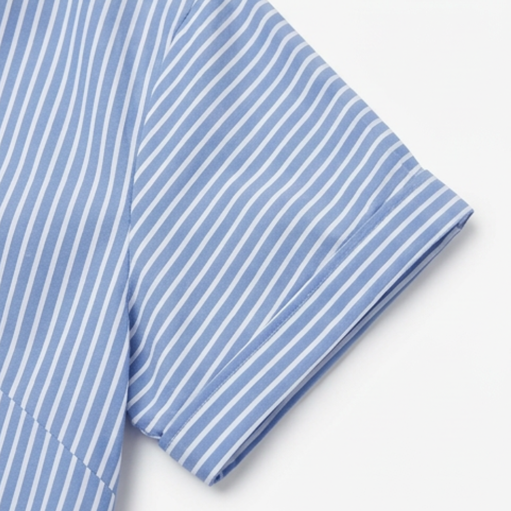 Elira – Women's Airy Striped Midi Shirt Dress