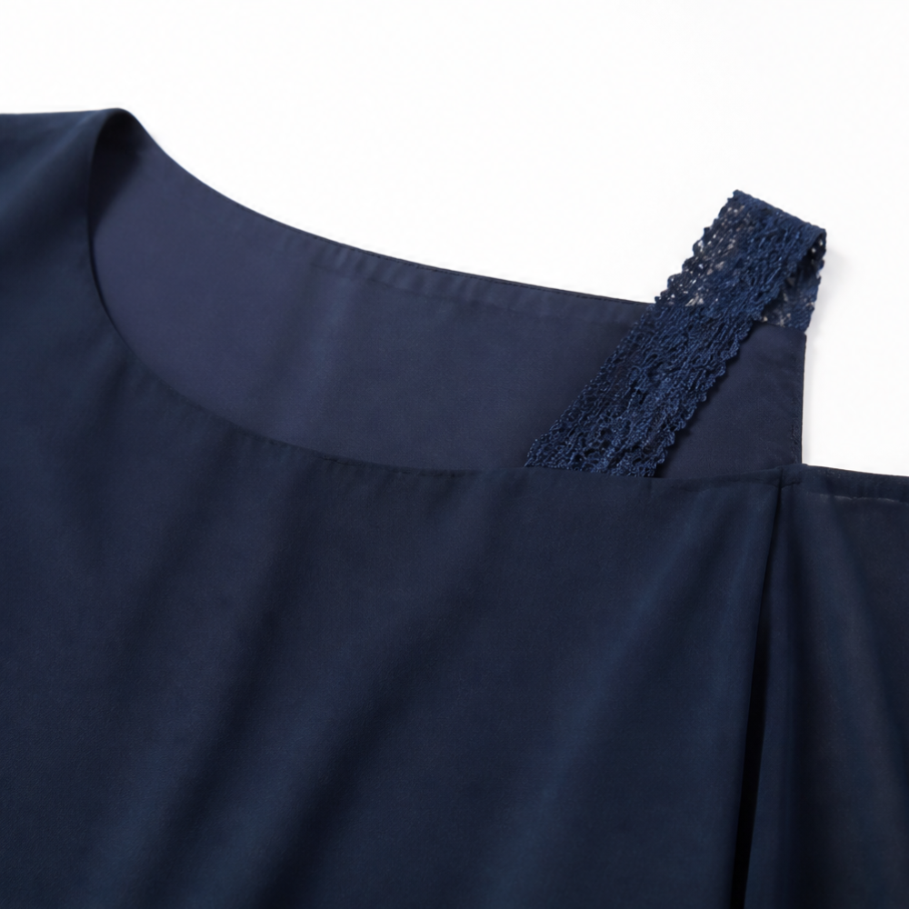 Elorvia – Overlay Wide Leg Pantsuit Set for Women
