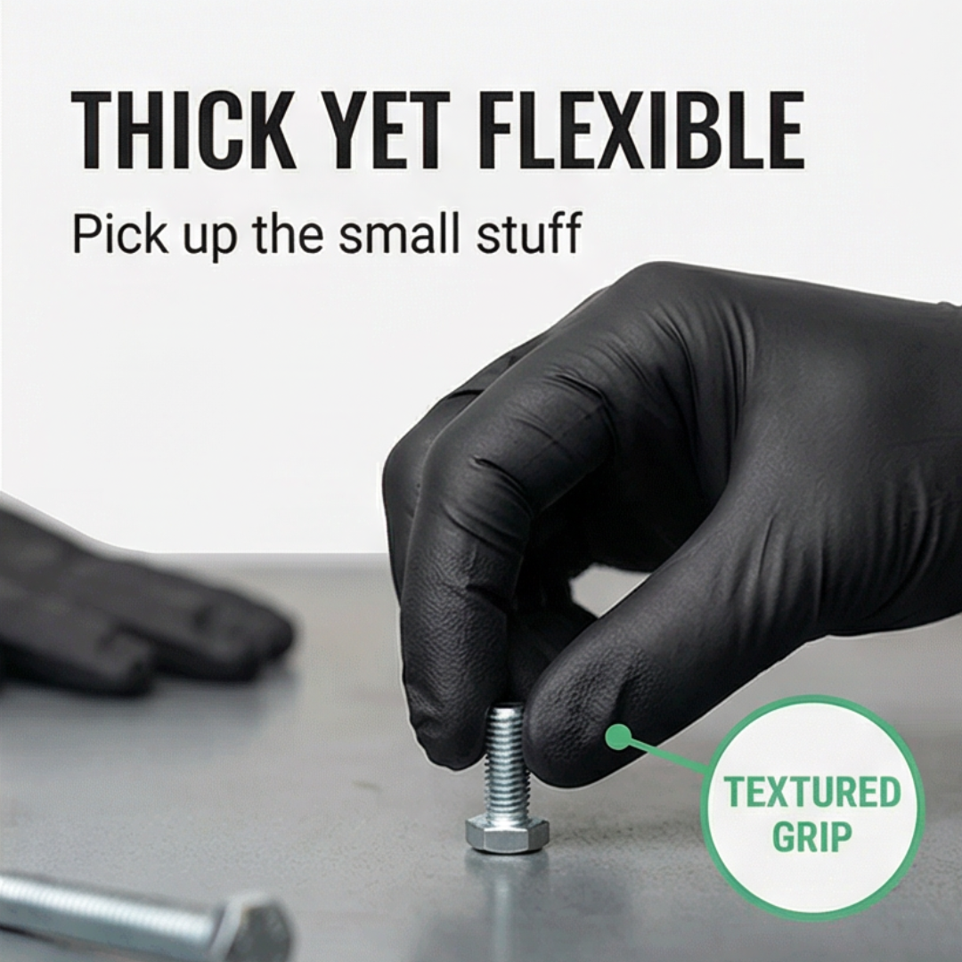 Gripshield - Heavy duty nitrile gloves (100 pack)