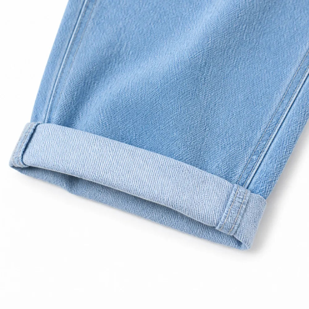 Lora – Vintage Overalls with Button Front and Patch Pockets